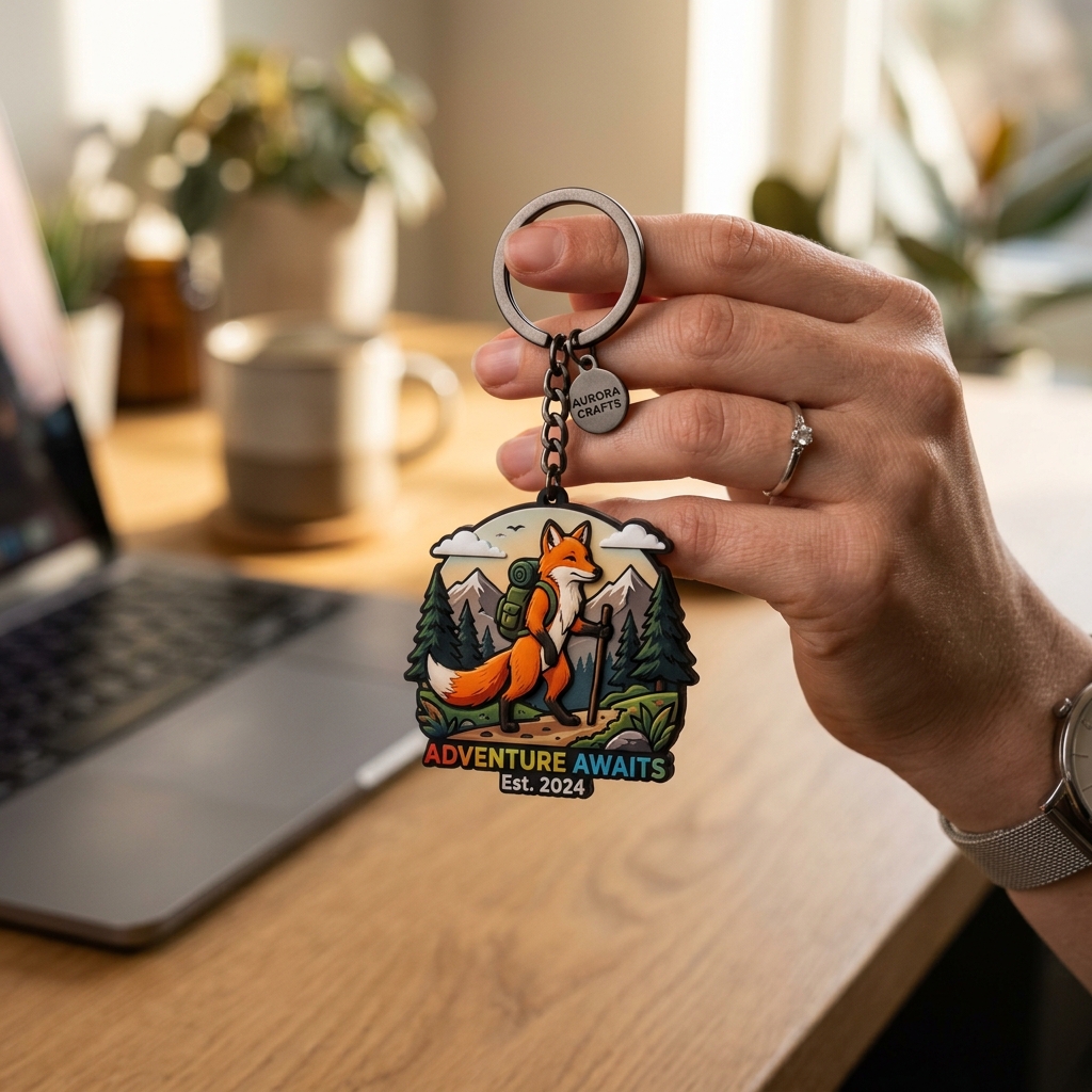 Premium 3D Custom Keychain for Business