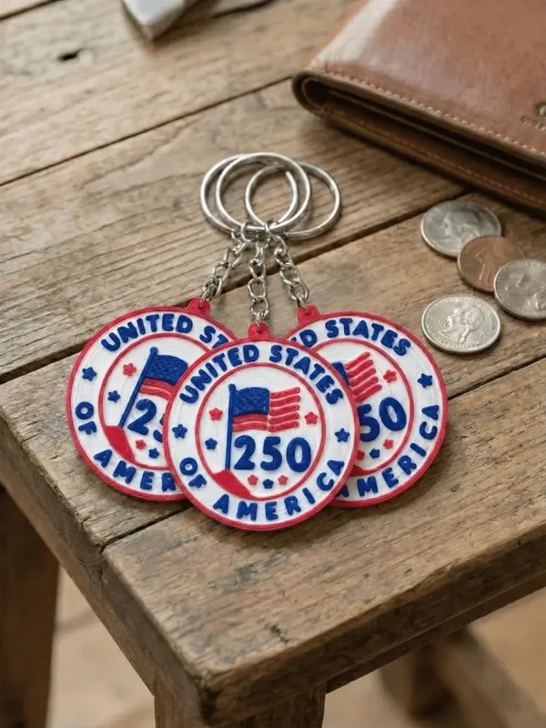 America 250th Anniversary — 3-Pack Keychain