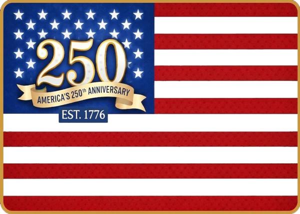 2x America Anniversary 3D Relief Magnets β US Flag Collectible, Made in USA β Vibrant Layers 3D Magnet