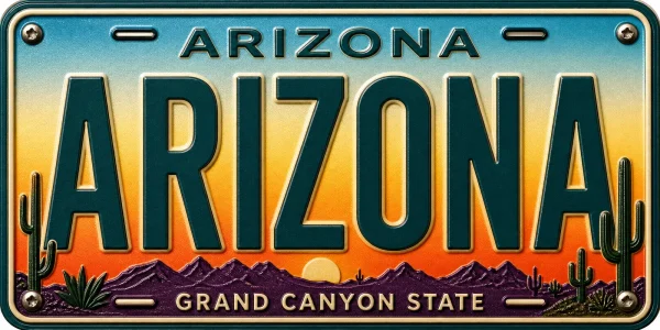 - Arizona — License Plate Replica
