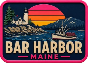 Bar Harbor - Maine — Vibrant Layers 3D Magnet