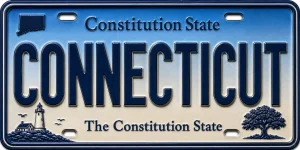 - Connecticut — License Plate Replica