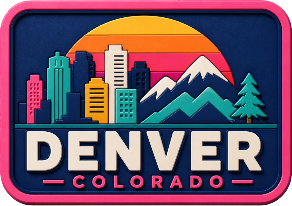 Denver - Colorado — Vibrant Layers 3D Magnet