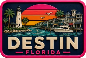 Destin - Florida — Vibrant Layers 3D Magnet