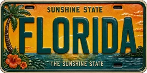 - Florida — License Plate Replica