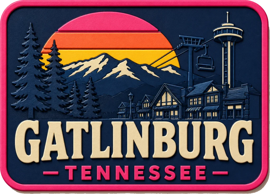 Gatlinburg - Tennessee — Vibrant Layers 3D Magnet