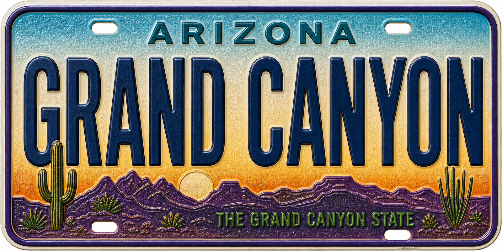 Grand Canyon - Arizona — License Plate Replica