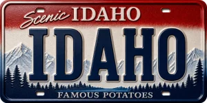 - Idaho — License Plate Replica