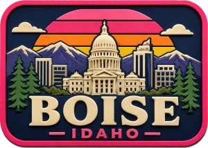 Idaho — Vibrant Layers 3D Magnet