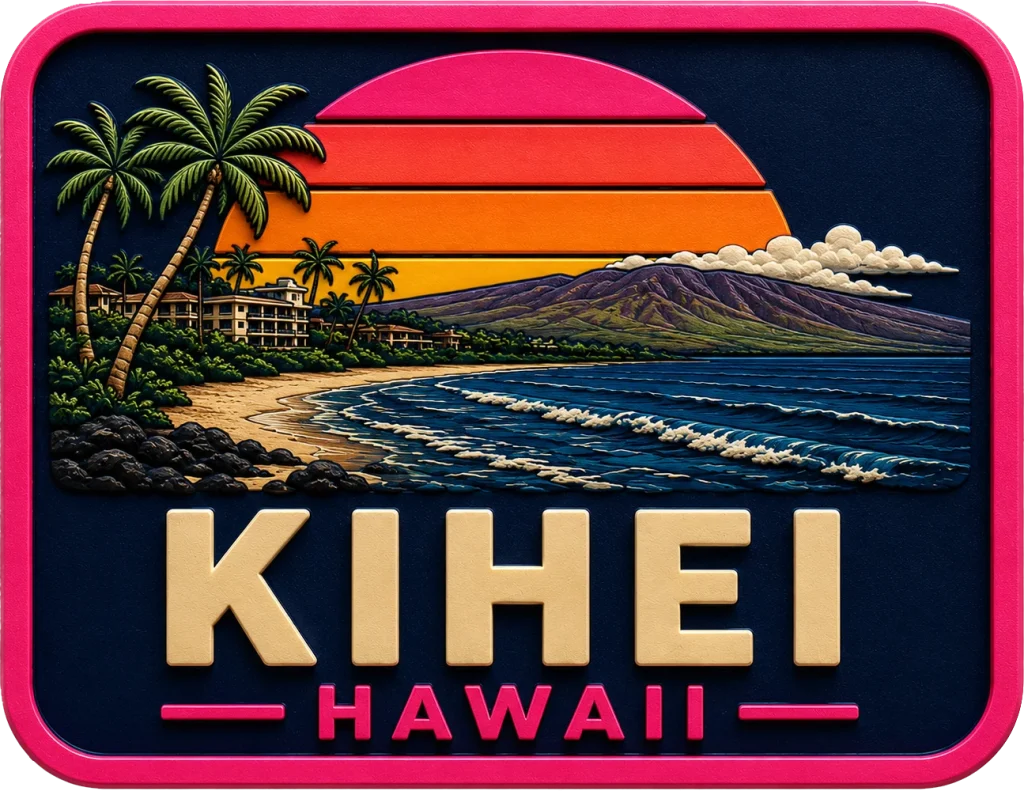 Kihei - Hawaii — Vibrant Layers 3D Magnet