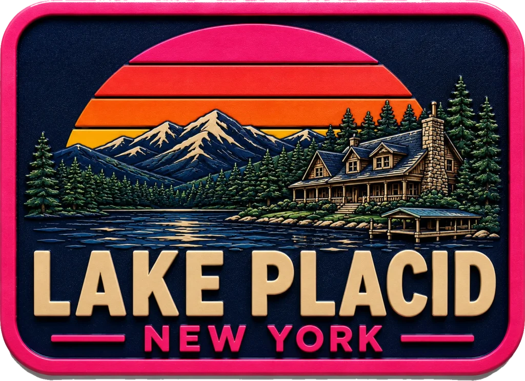 Lake Placid, New York — Vibrant Layers 3D Magnet
