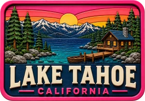 Lake Tahoe - California — Vibrant Layers 3D Magnet