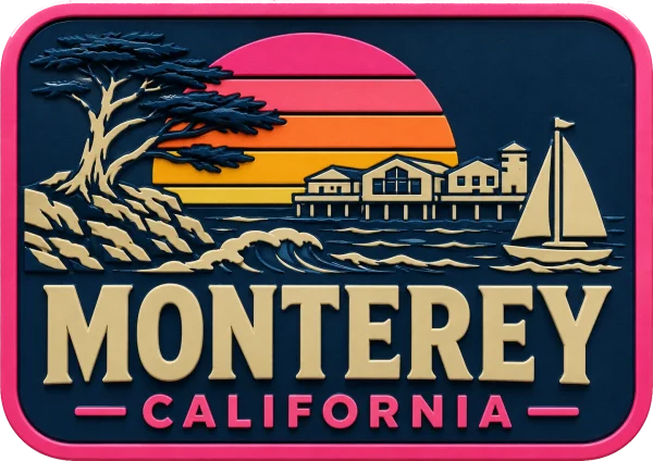 Monterey California - 1 β Vibrant Layers 3D Magnet