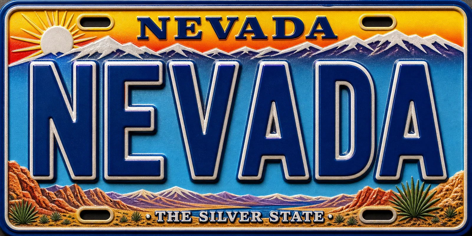- Nevada — License Plate Replica