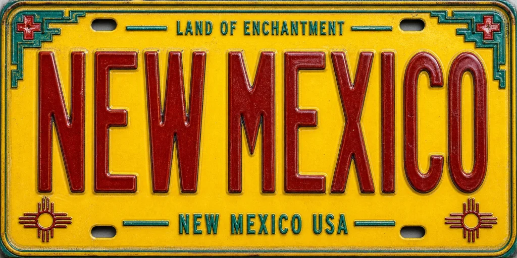 New Mexico — License Plate Replica