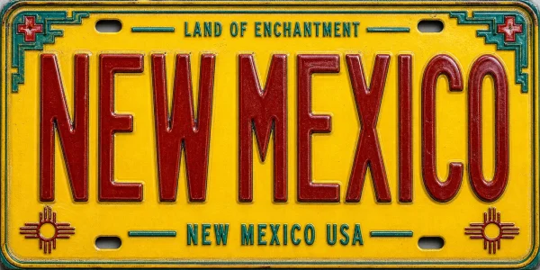 New Mexico — License Plate Replica