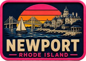 Newport - Rhode Island — Vibrant Layers 3D Magnet