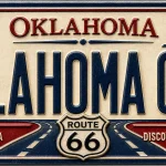 Oklahoma City - Oklahoma — License Plate Replica