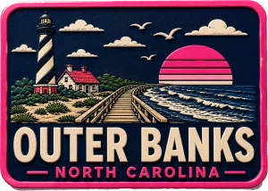 Outer Banks North Carolina - 2 — Vibrant Layers 3D Magnet