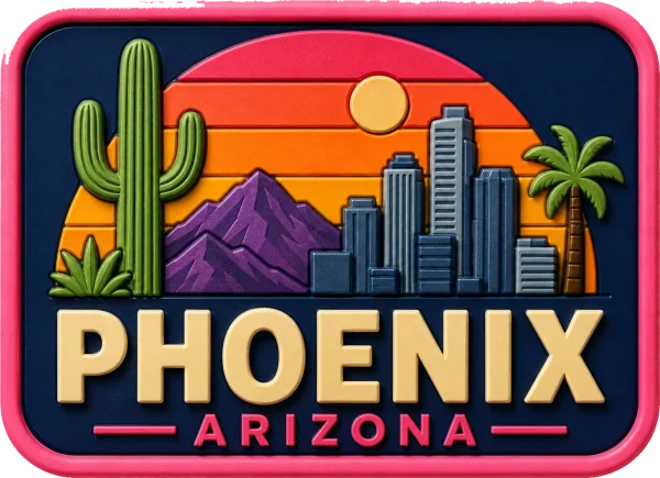 Phoenix - Arizona β Vibrant Layers 3D Magnet