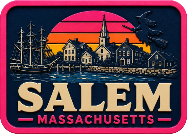 Salem - Massachusetts β Vibrant Layers 3D Magnet