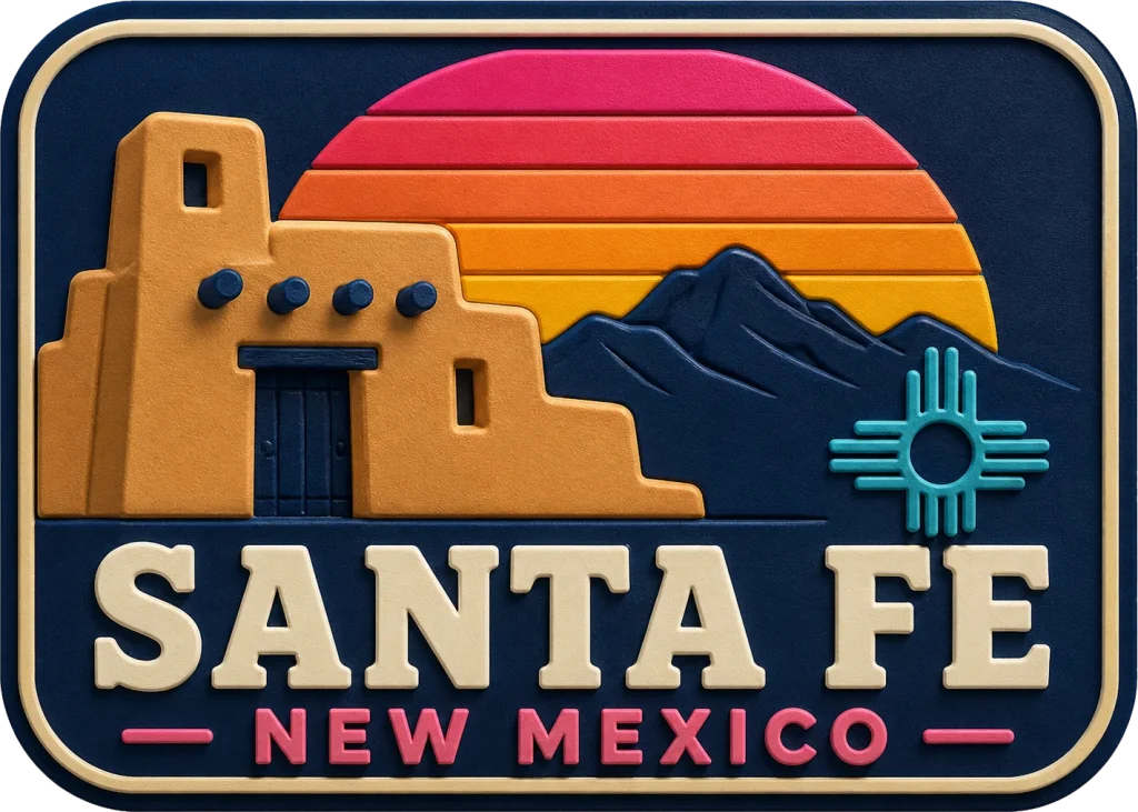 Santa Fe New - Mexico — Vibrant Layers 3D Magnet