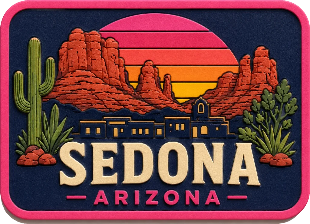 Sedona Arizona — Vibrant Layers 3D Magnet