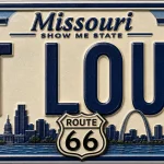 St Louis - Missouri — License Plate Replica