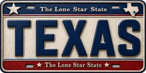 - Texas — License Plate Replica